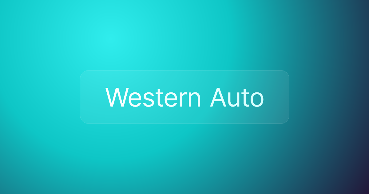 Western Auto