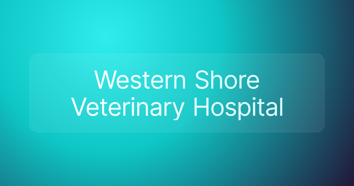 Western Shore Veterinary Hospital