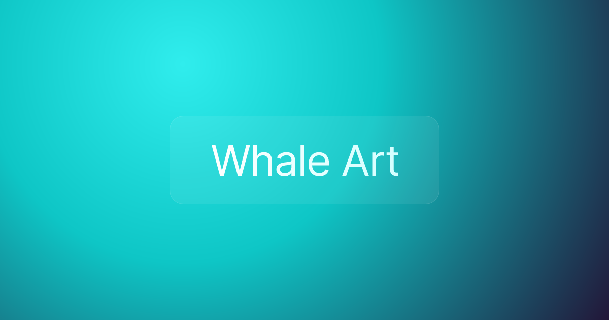 Whale Art