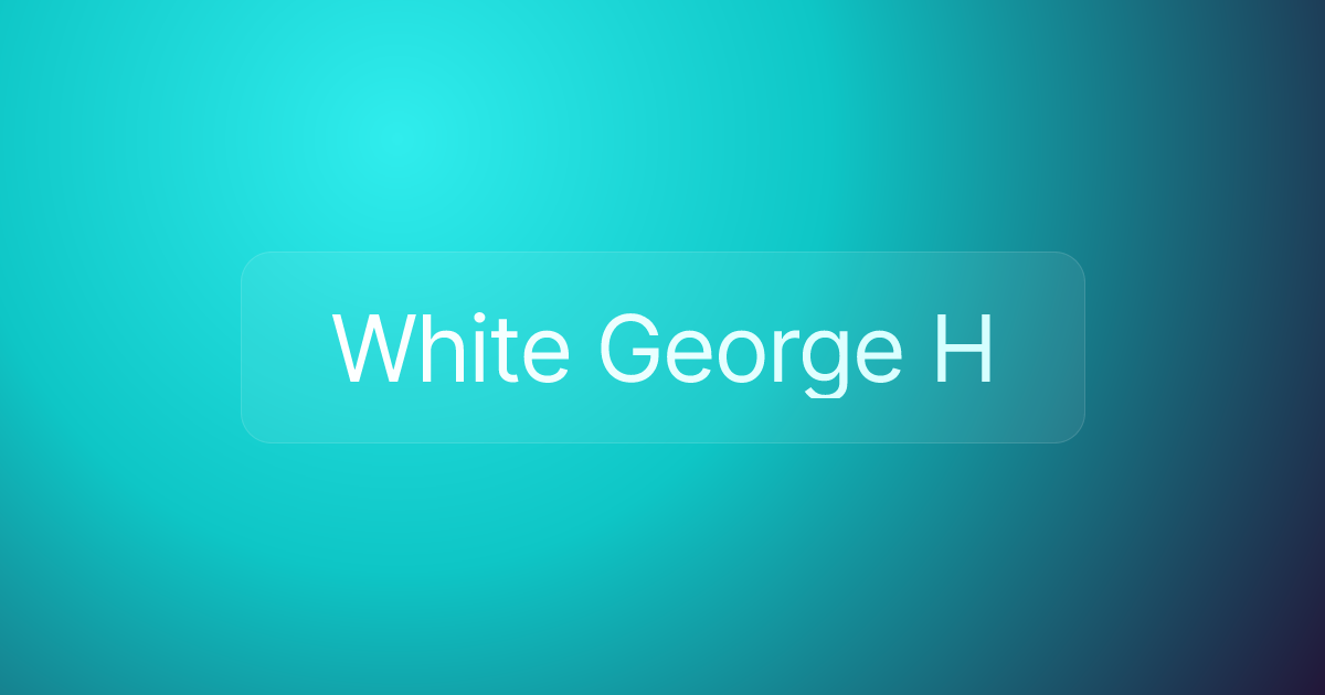 White George H