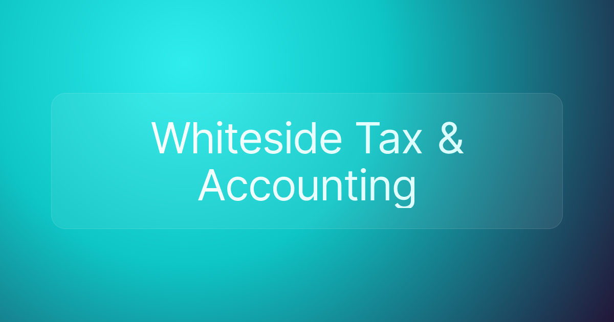 Whiteside Tax & Accounting