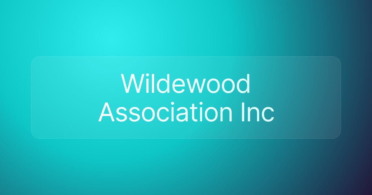 Wildewood Association Inc