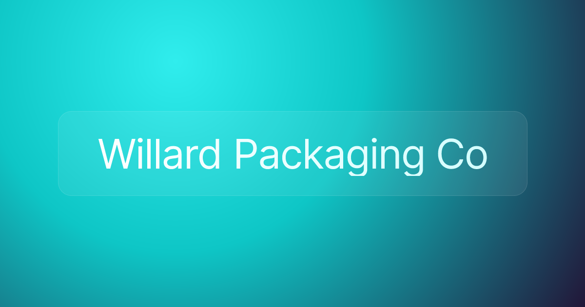 Willard Packaging Co