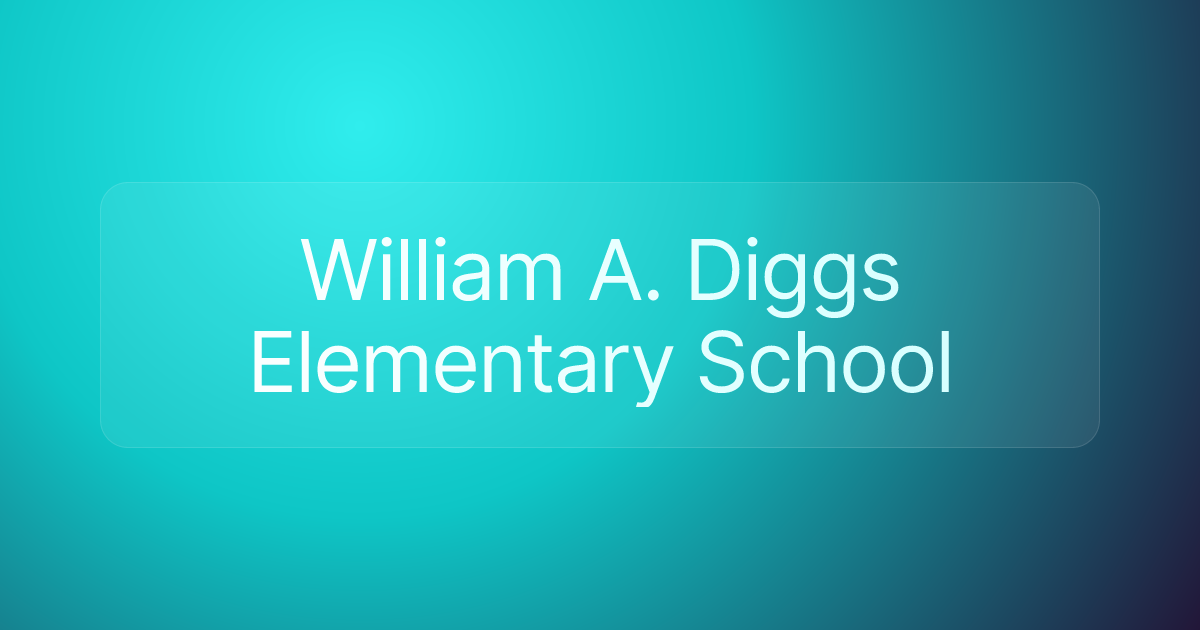William A. Diggs Elementary School