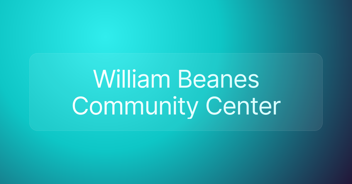 William Beanes Community Center