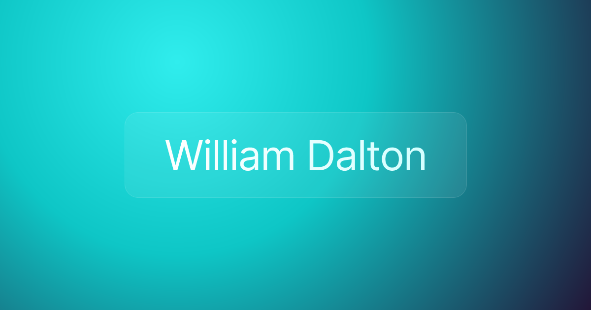 William Dalton