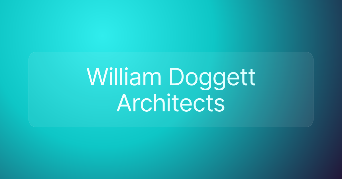 William Doggett Architects