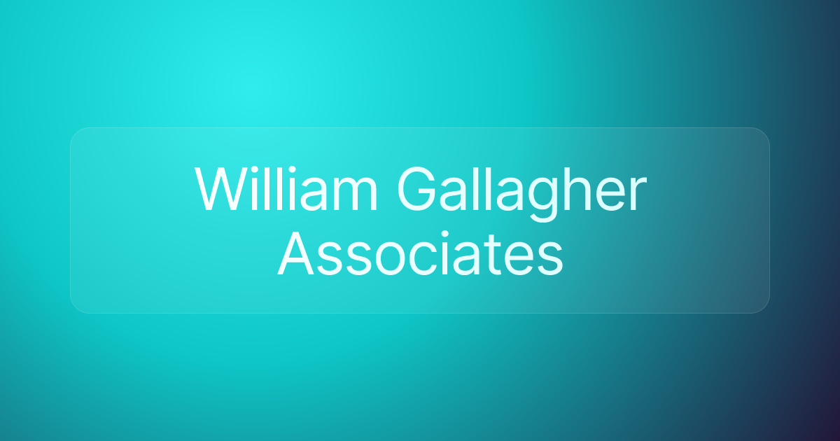 William Gallagher Associates