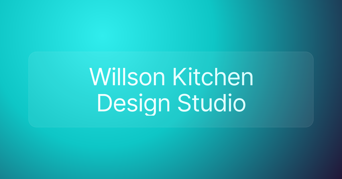 Willson Kitchen Design Studio