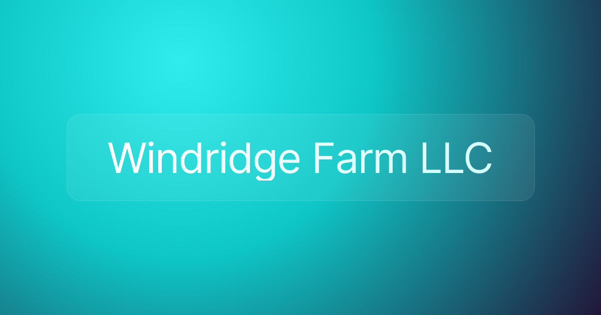 Windridge Farm LLC