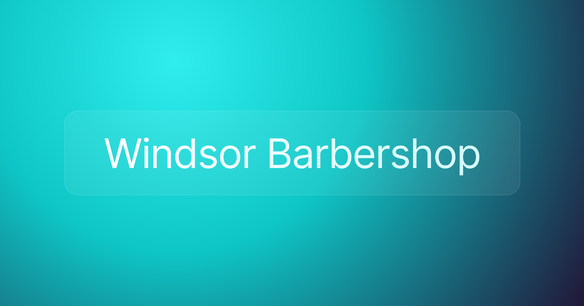 Windsor Barbershop