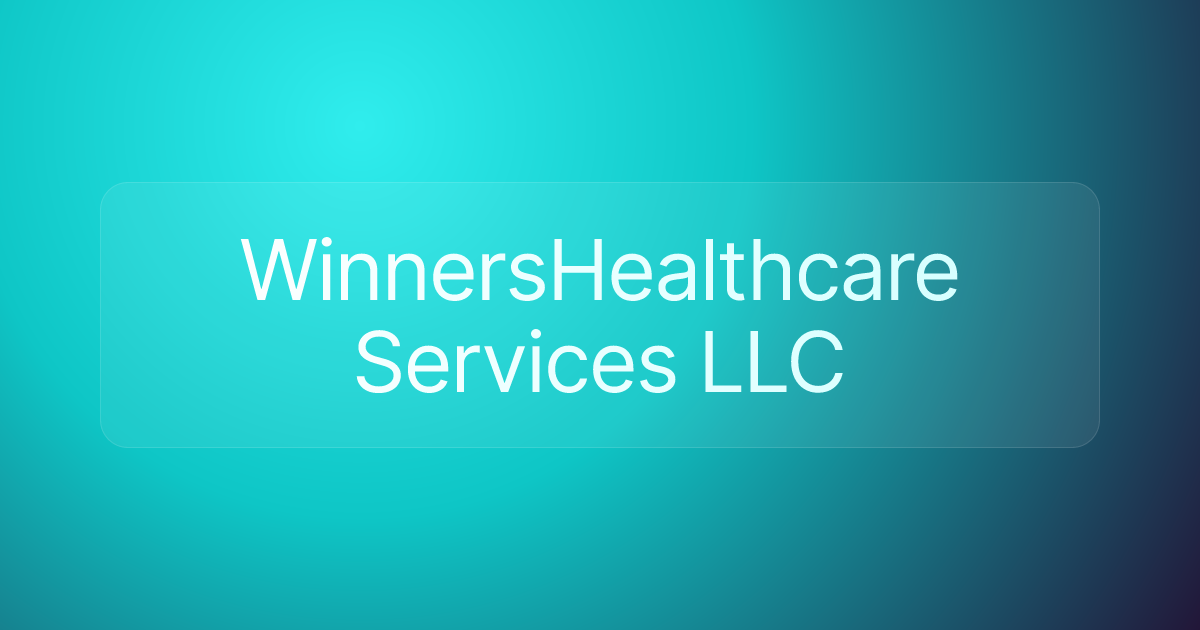 WinnersHealthcare Services LLC