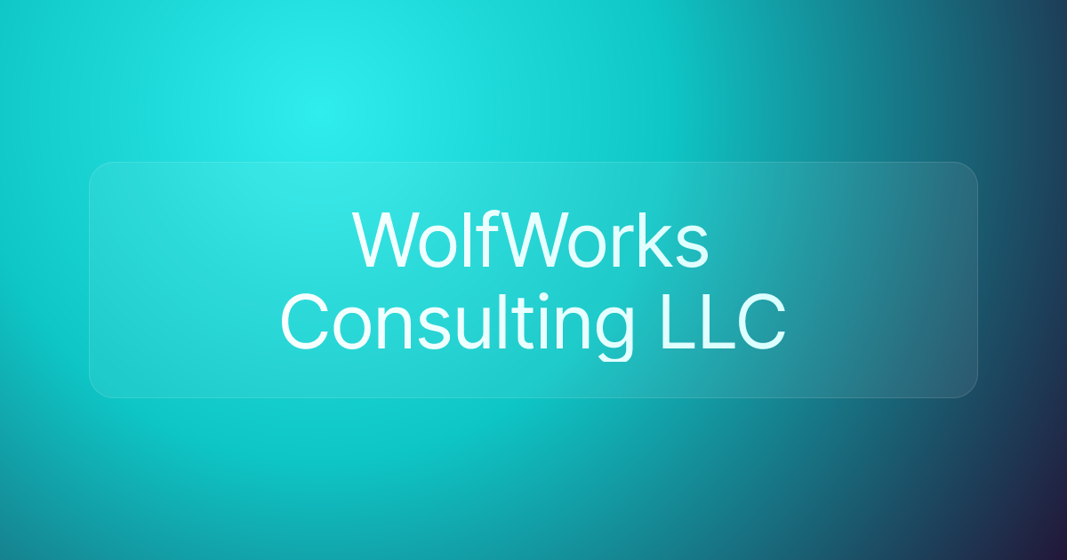 WolfWorks Consulting LLC
