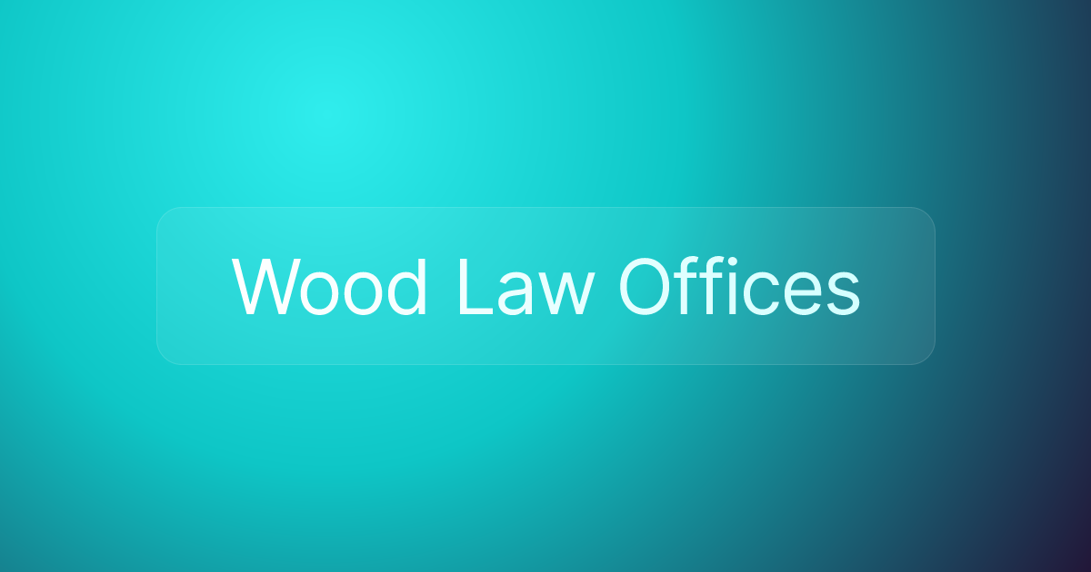 Wood Law Offices