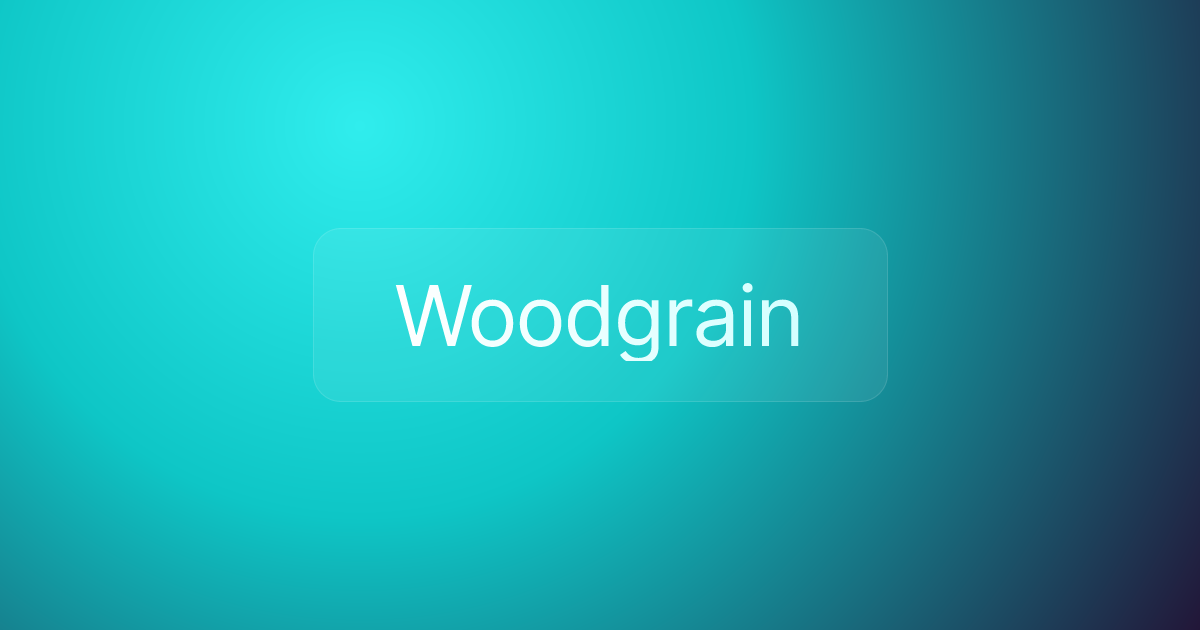 Woodgrain