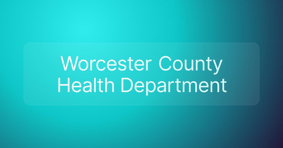 Worcester County Health Department