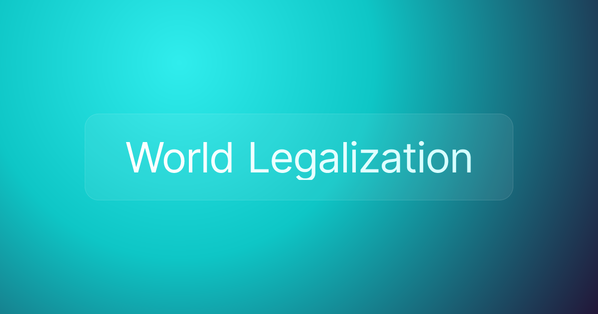 World Legalization
