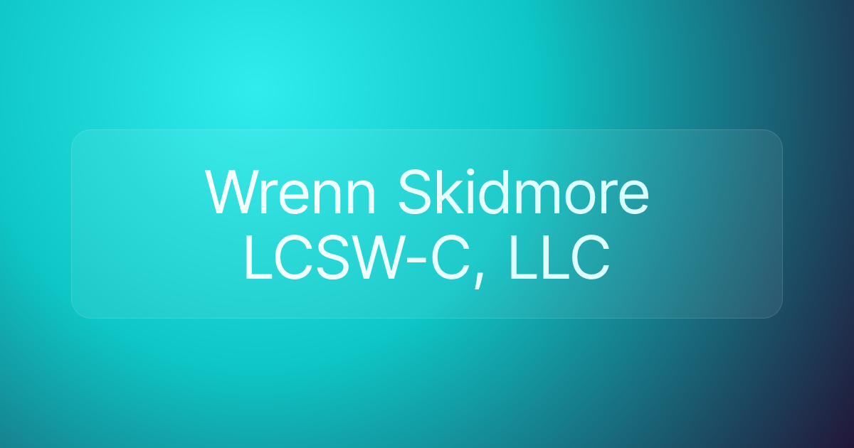 Wrenn Skidmore LCSW-C, LLC
