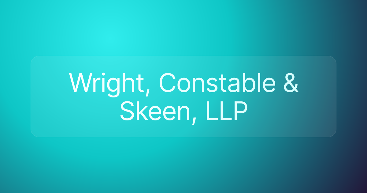 Wright, Constable & Skeen, LLP