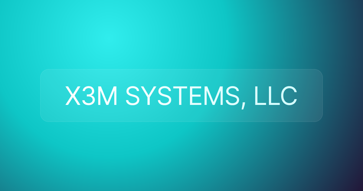 X3M SYSTEMS, LLC