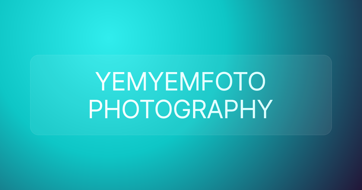 YEMYEMFOTO PHOTOGRAPHY