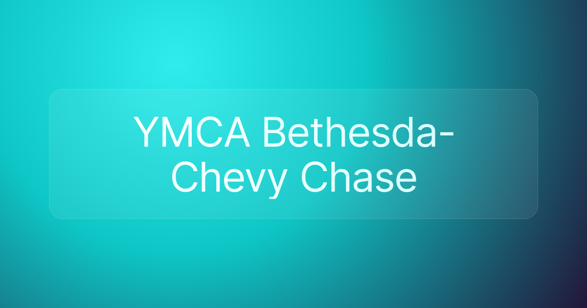 YMCA Bethesda-Chevy Chase
