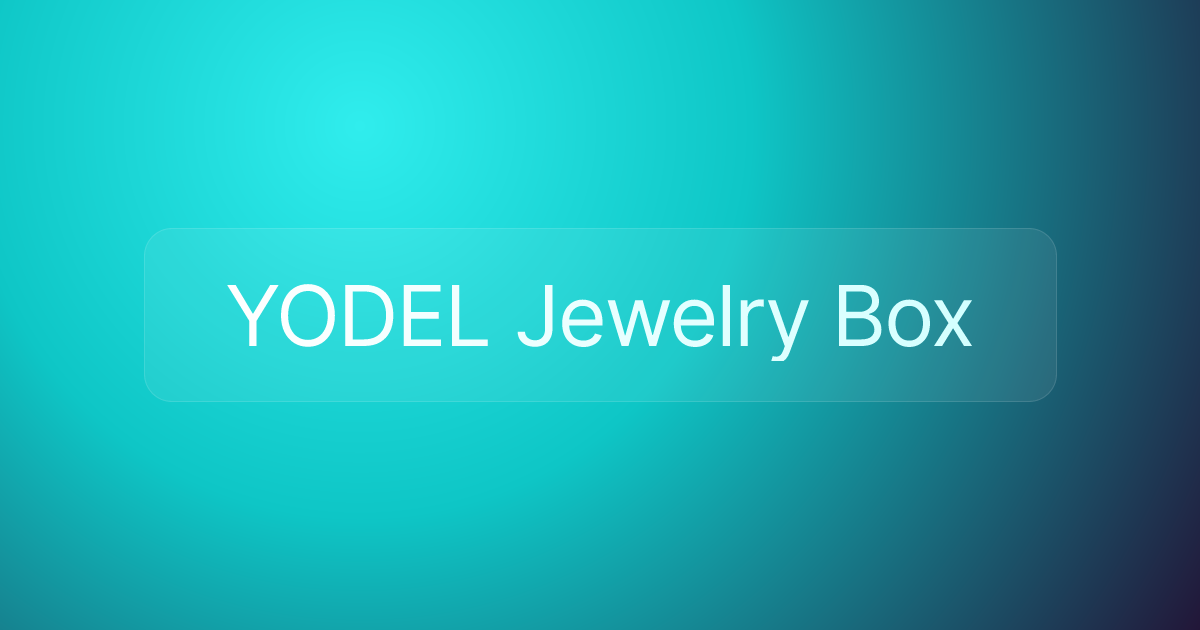 YODEL Jewelry Box