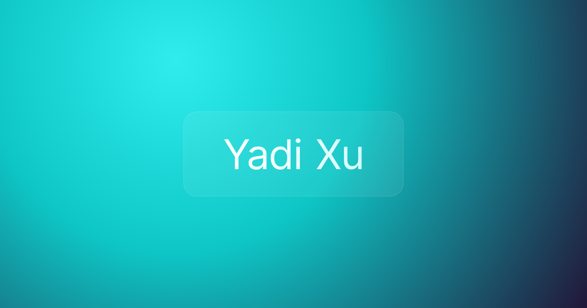 Yadi Xu