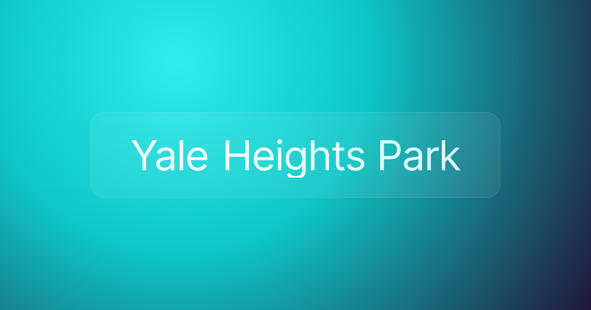 Yale Heights Park