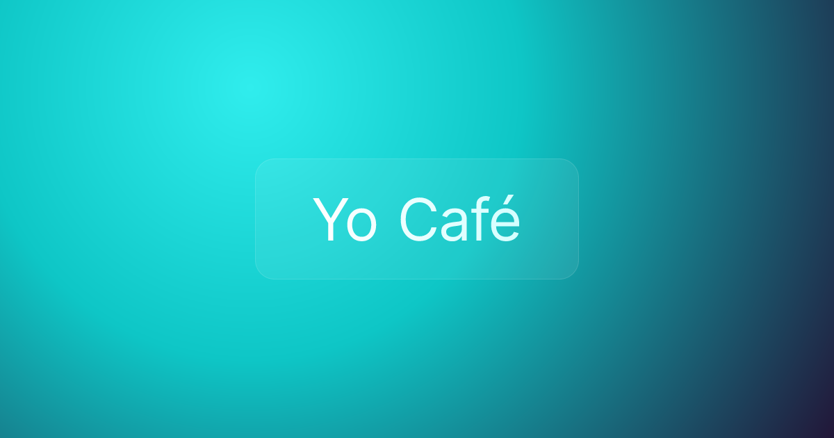 Yo Café
