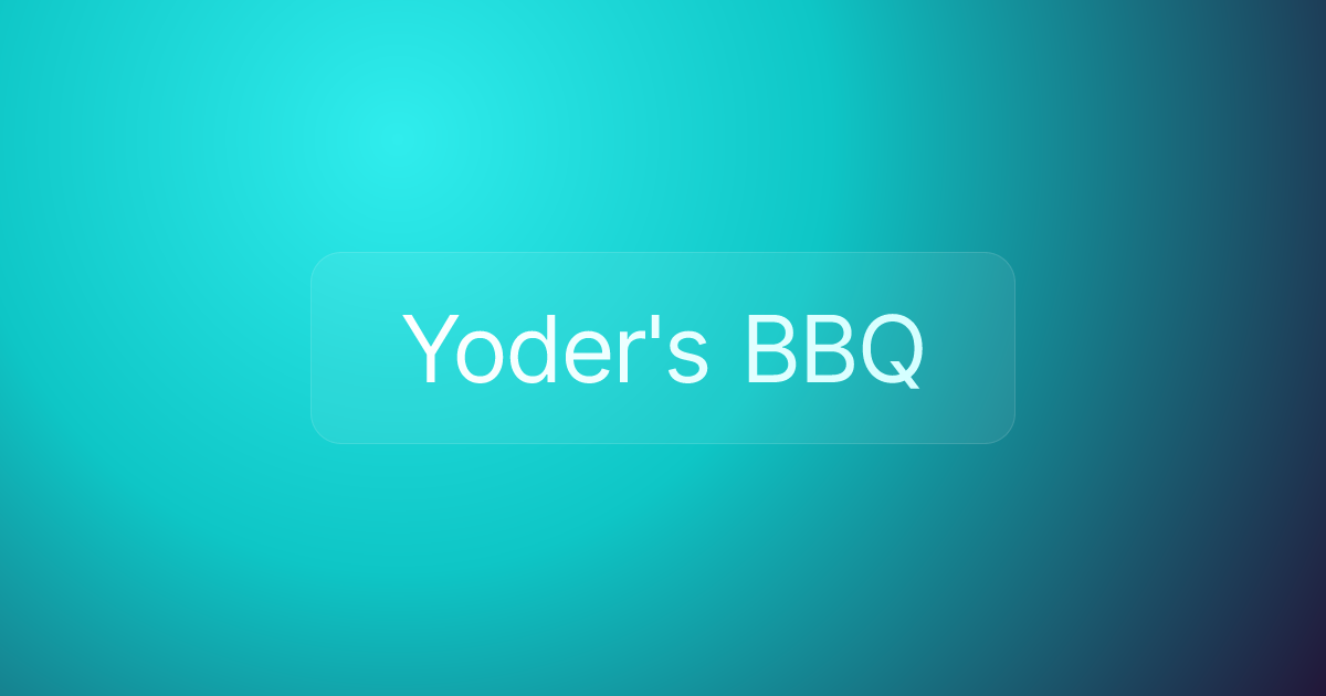 Yoder's BBQ