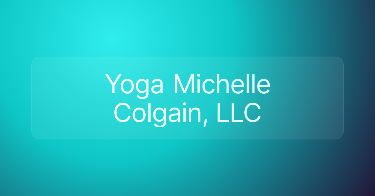 Yoga Michelle Colgain, LLC