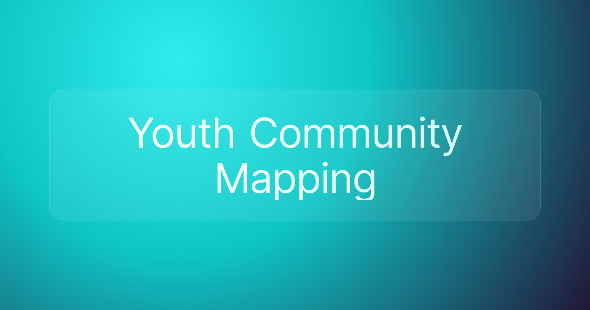 Youth Community Mapping