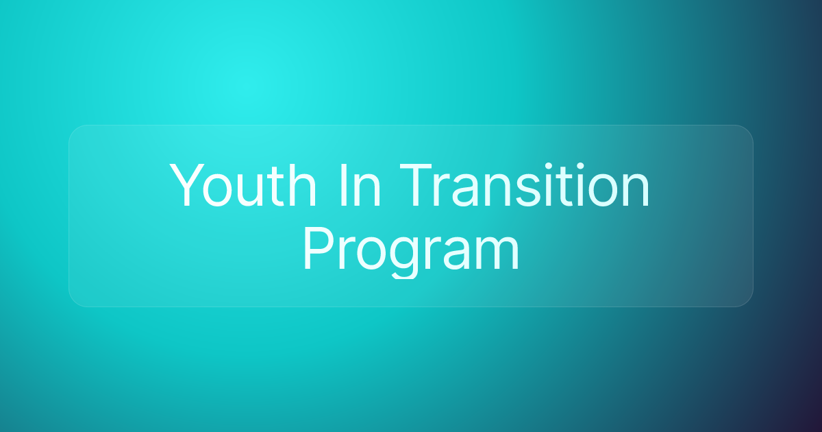 Youth In Transition Program