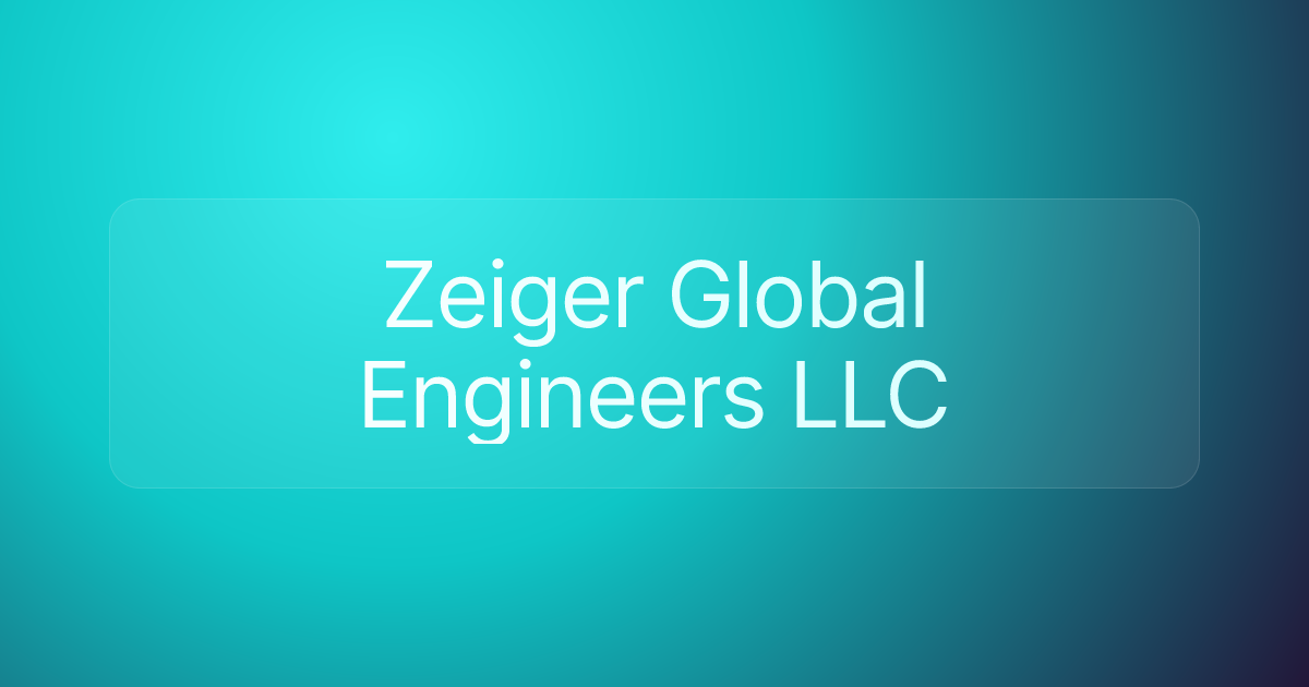 Zeiger Global Engineers LLC