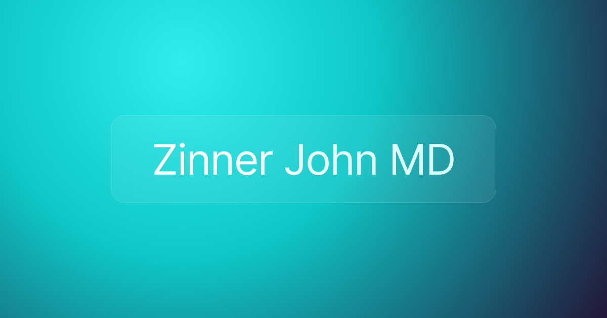 Zinner John MD