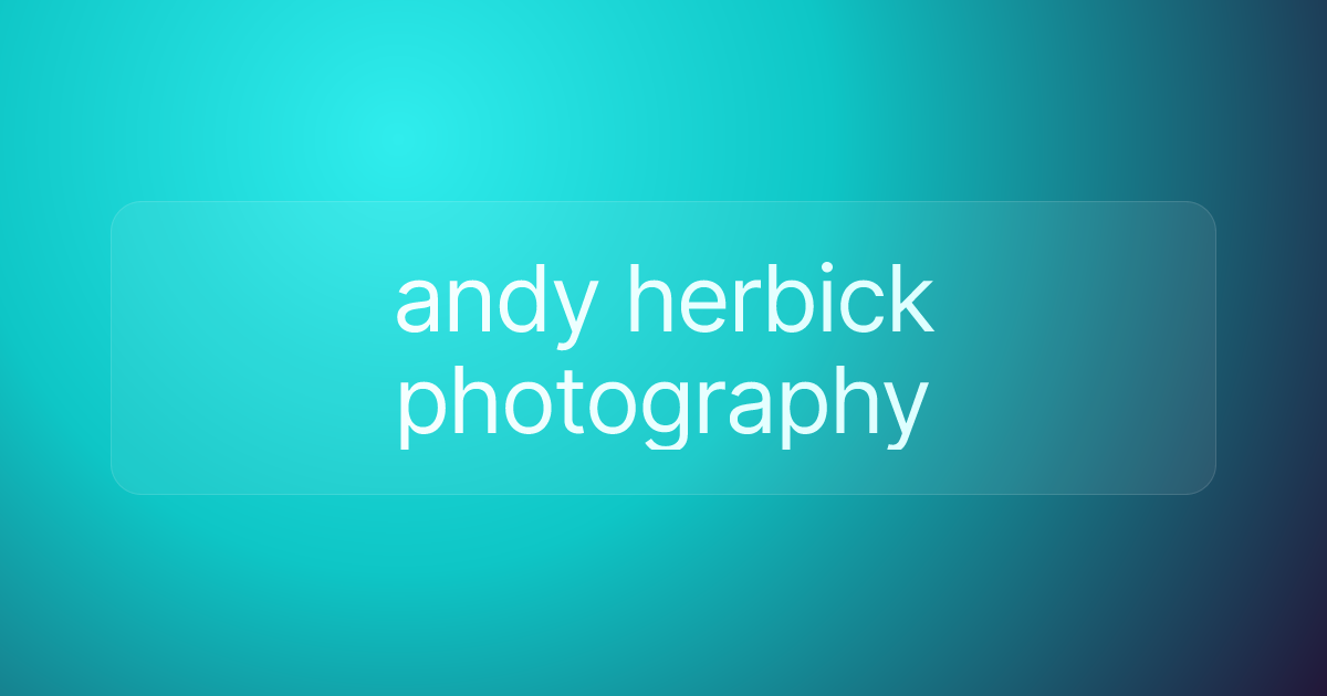 andy herbick photography