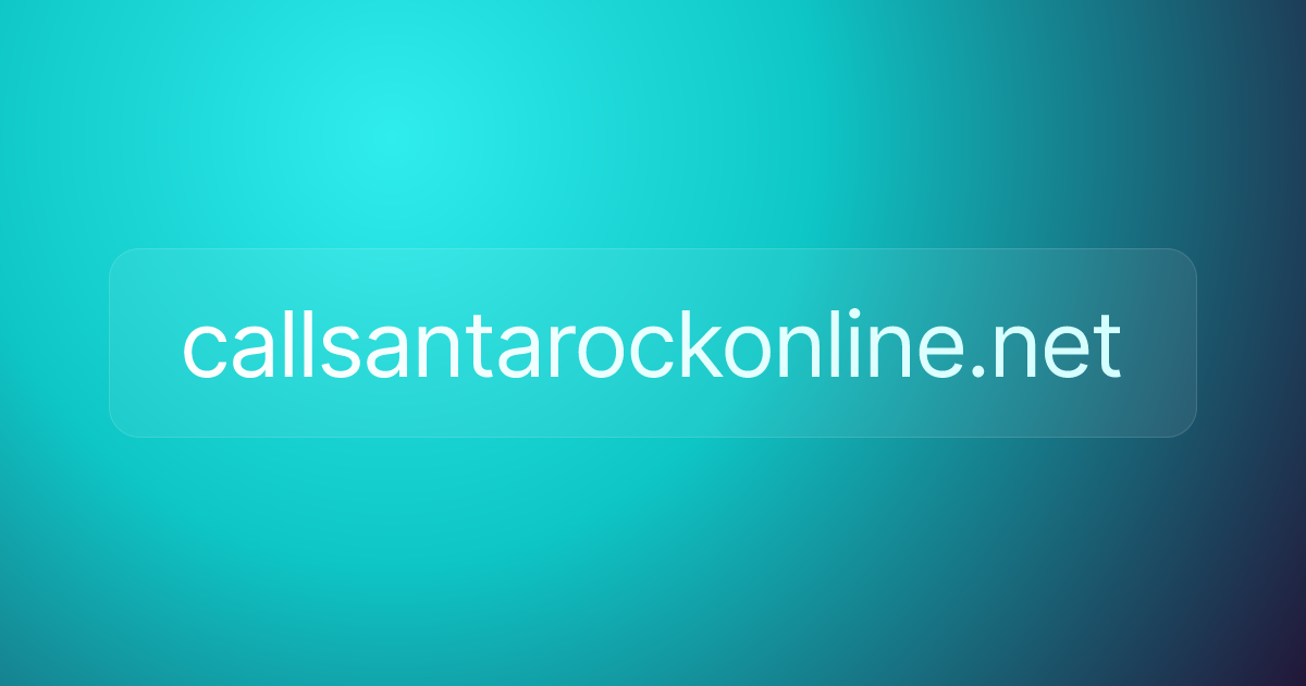 callsantarockonline.net