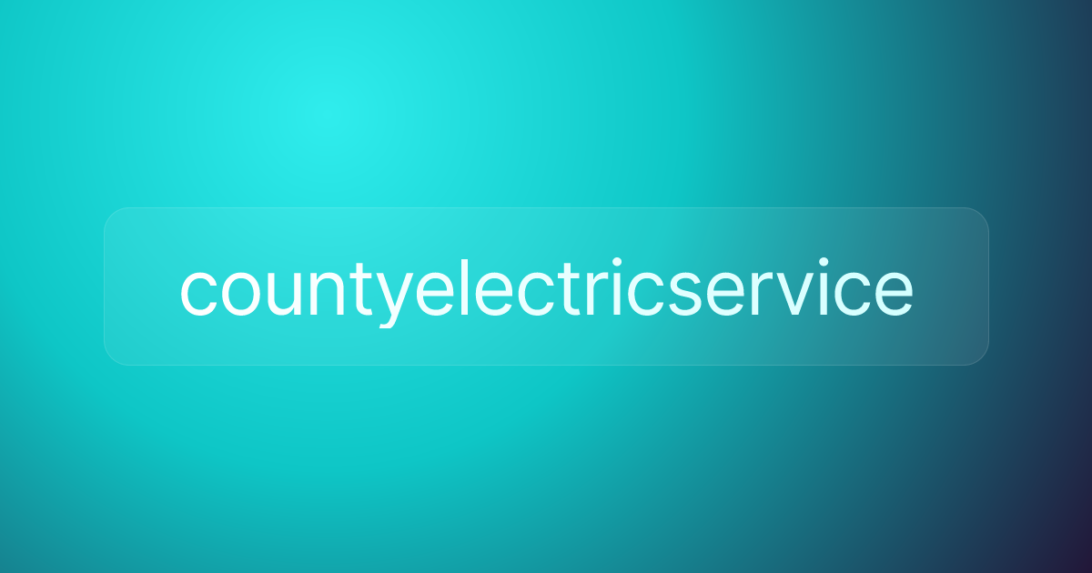 countyelectricservice