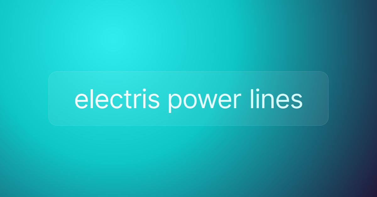 electris power lines