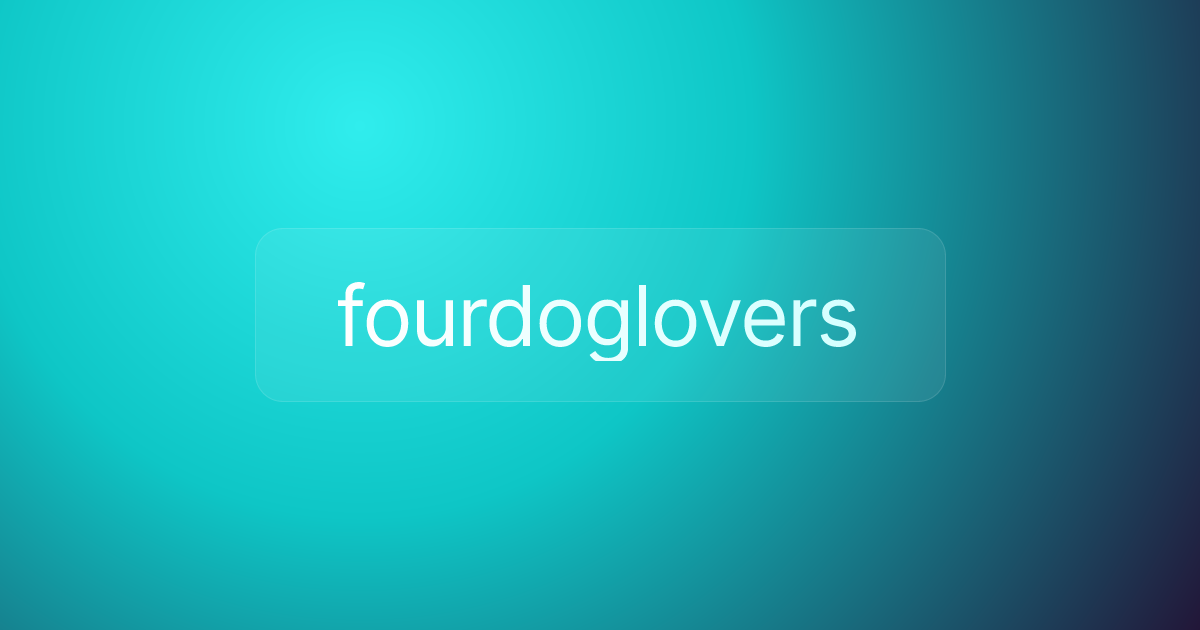 fourdoglovers