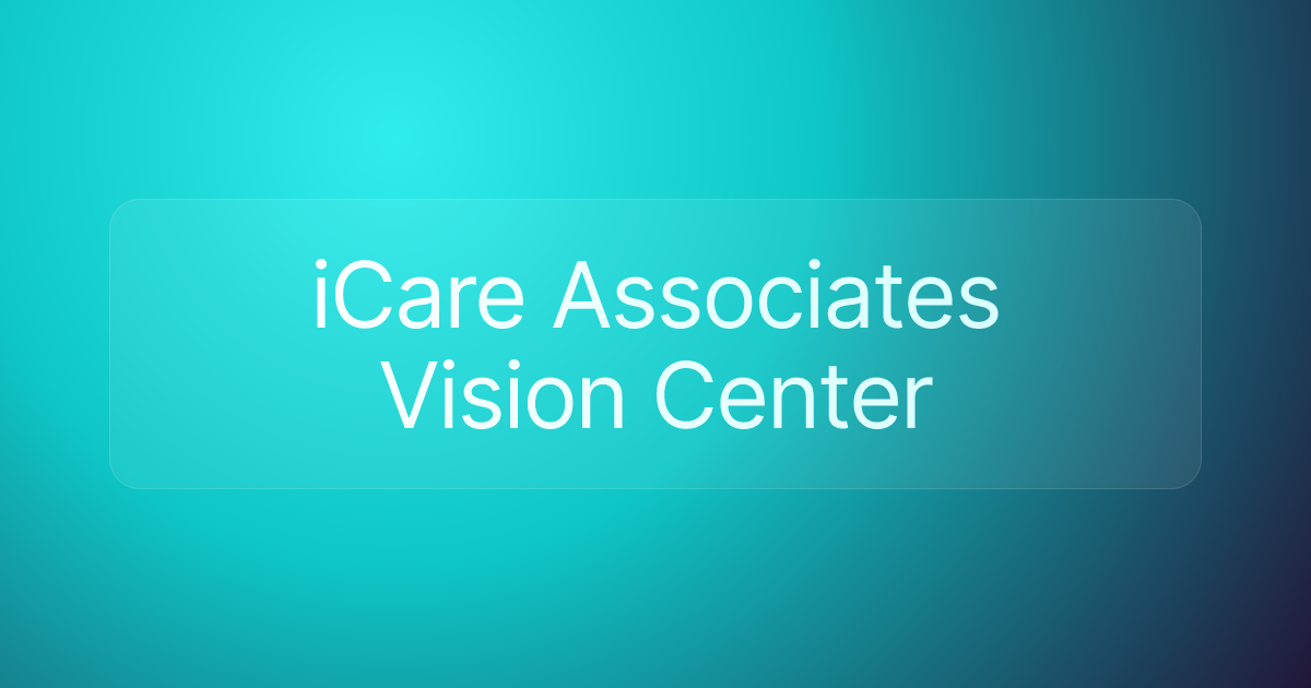 iCare Associates Vision Center