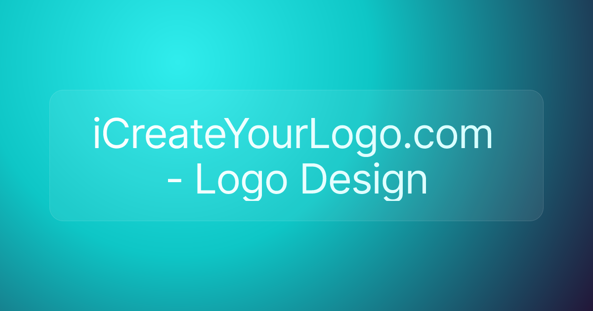 iCreateYourLogo.com - Logo Design