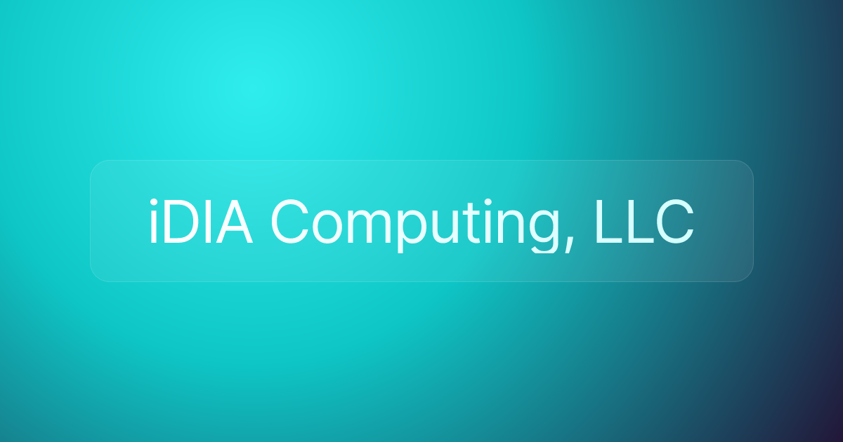 iDIA Computing, LLC