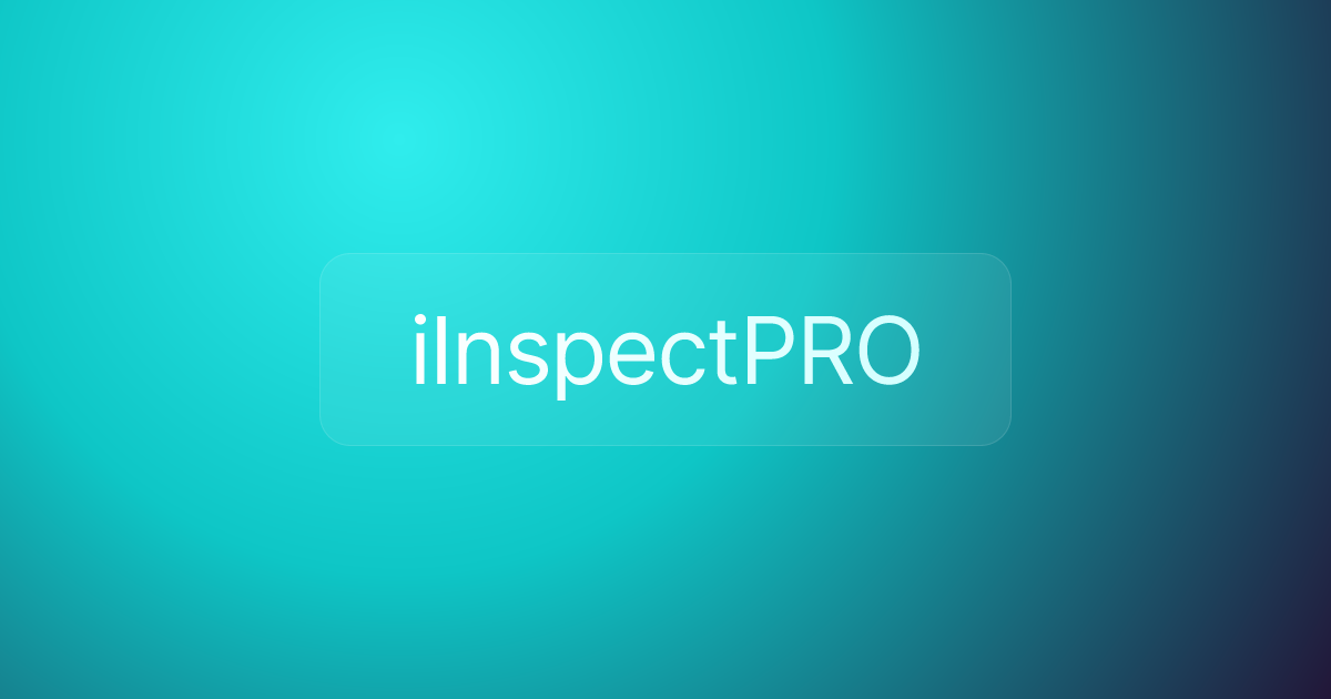 iInspectPRO