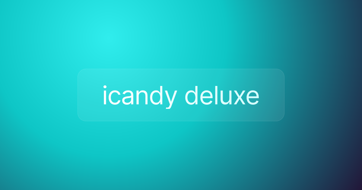 icandy deluxe
