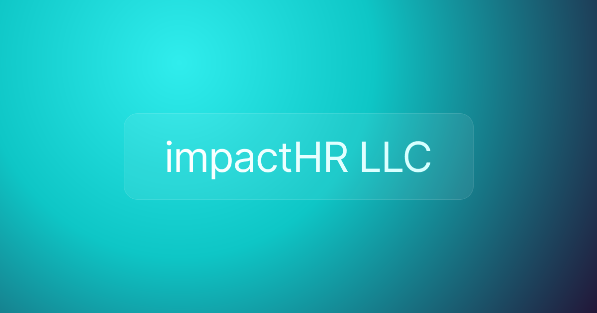 impactHR LLC