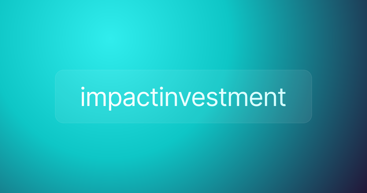 impactinvestment