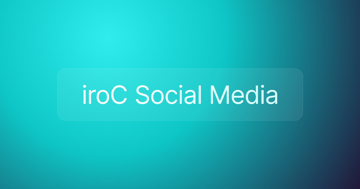 iroC Social Media