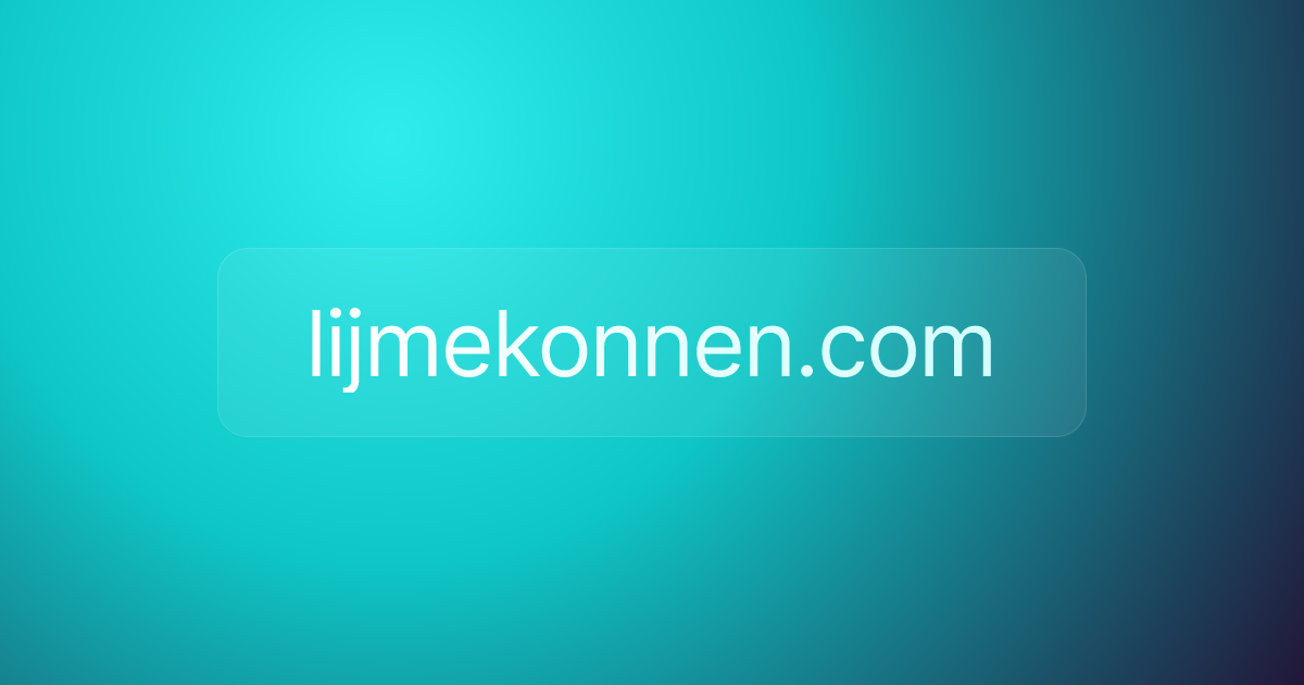 lijmekonnen.com